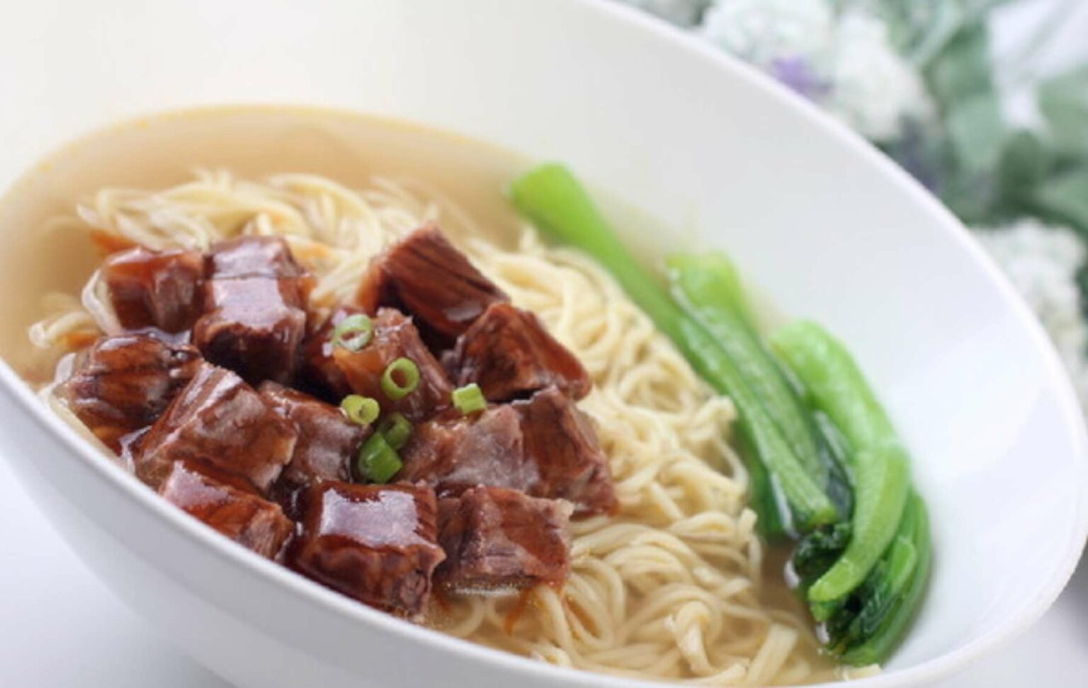 Beef brisket noodle soup M+M Tea